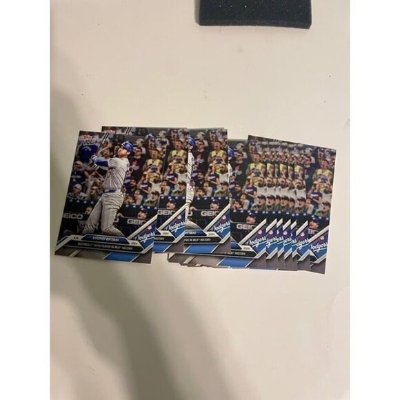 2024 Topps Now Shohei Ohtani 50/50 Club Los Angeles Dodgers 10 cards New - Picture 2 of 4